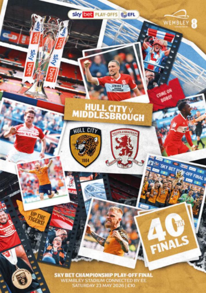 2026 CHAMPIONSHIP PLAY-OFF FINAL - HULL CITY v MIDDLESBROUGH